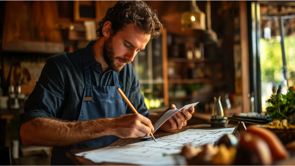 a man creating an MEP plan