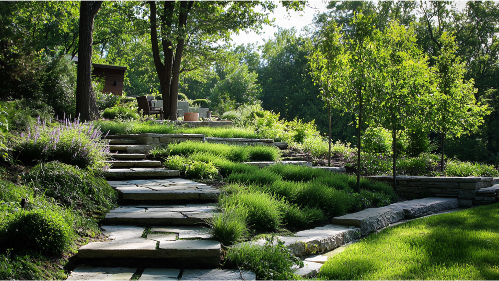 A beautiful landscape created by an architect