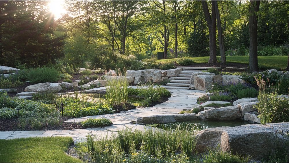 a beautiful landscape created by an architect