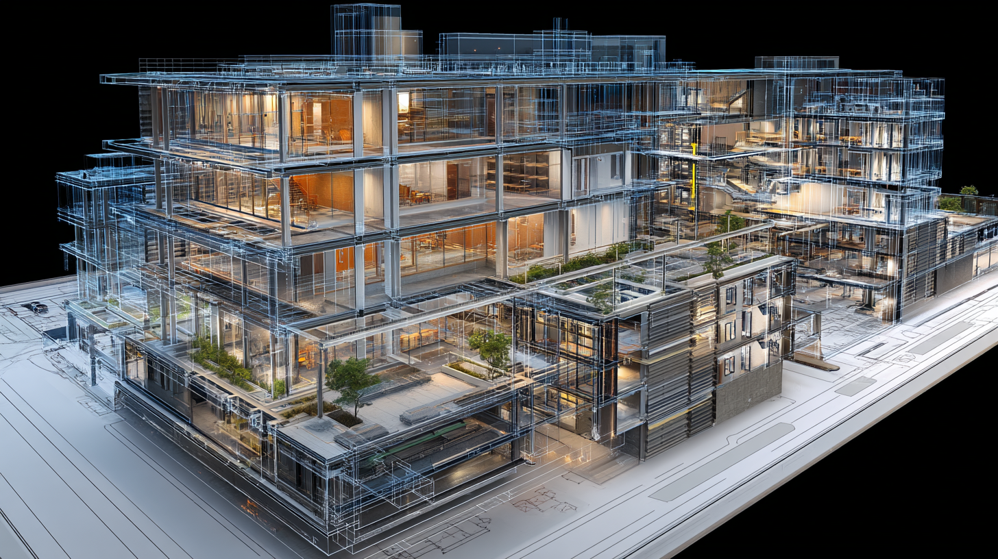 contentcreationteamkova 3D structural model of a mixed use buil fafec2ab 7d06 4d3f 9205 c87eeca1ee33