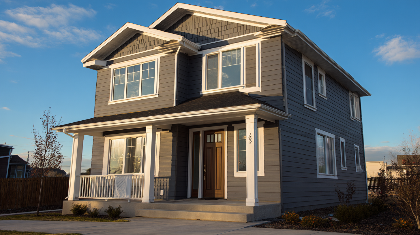 contentcreationteamkova Newly built two story house with gray g 17112e1a 538f 43a2 b476 059cd7ab76ac