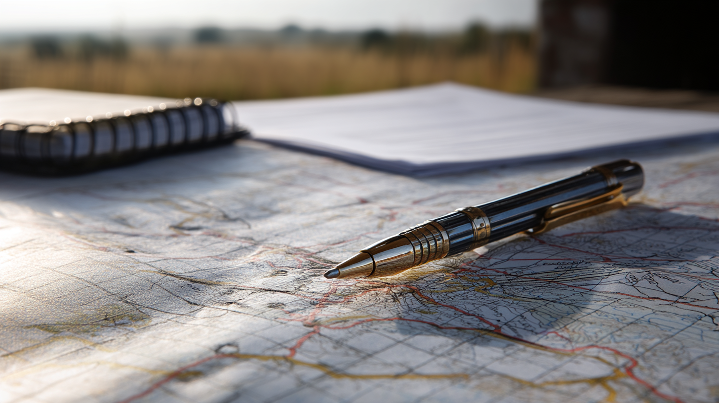 contentcreationteamkova land boundary map with pen and estimate bcec0b6d 0c95 417c 9555 2cb393455f3c