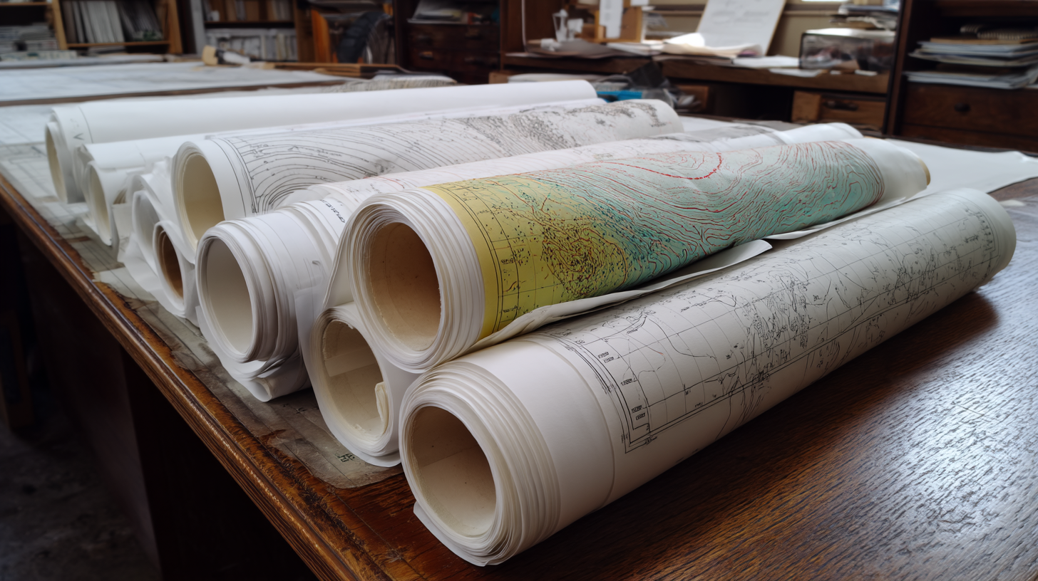 contentcreationteamkova rolled up topographic survey sheets on 985071b9 dc31 4ac1 87c1 2a249cfa6f17