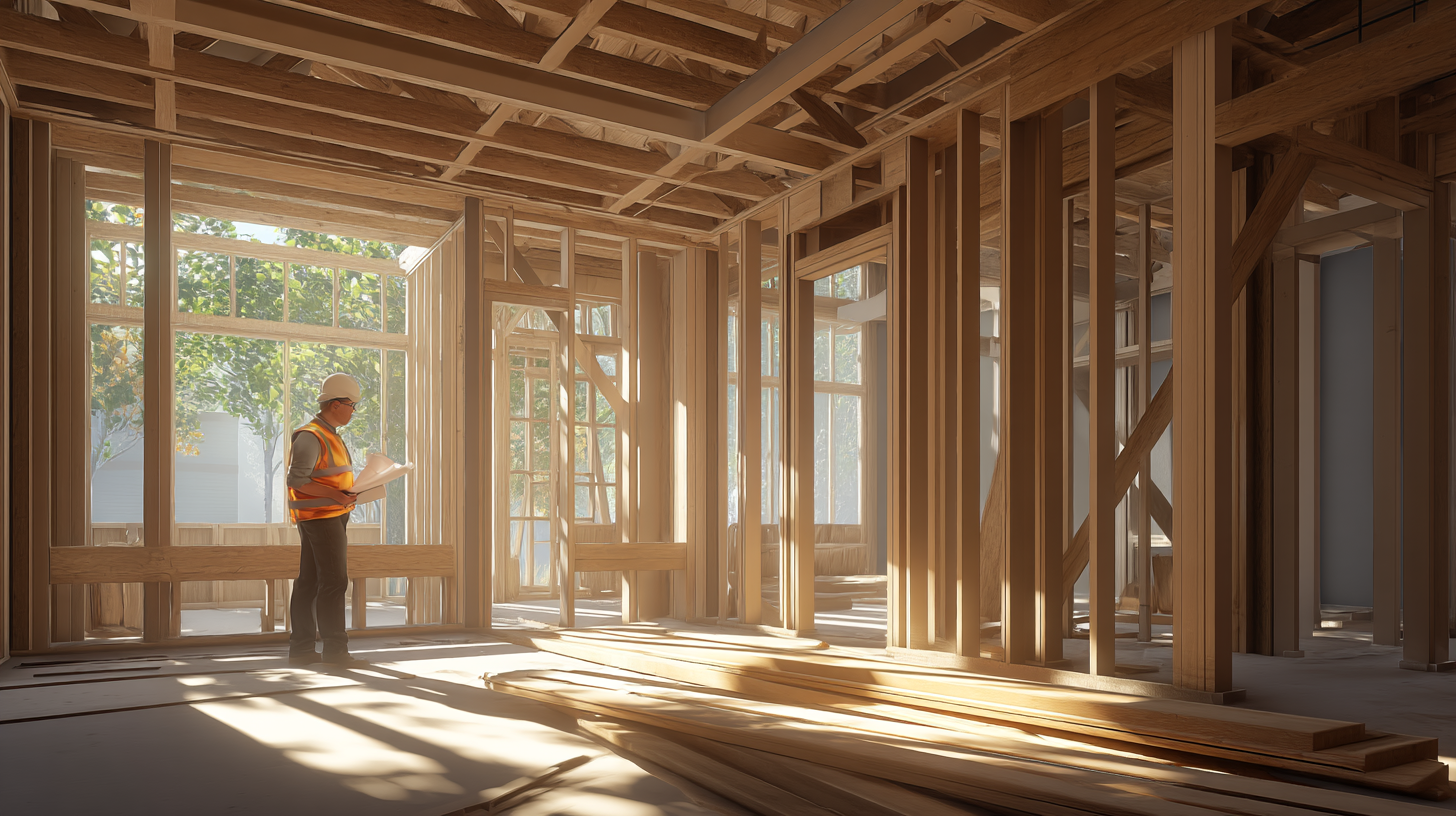 Kova Team residential construction site with exposed structural ca7ef7f0 925d 4aa8 b6af 67b835bd00b1