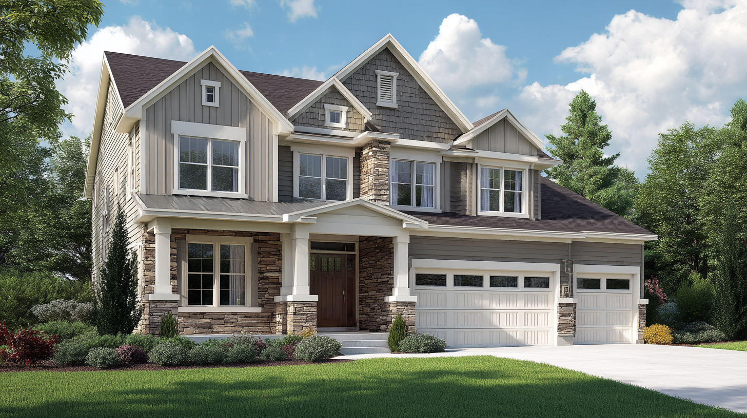 Kova Team modern two story home exterior with balanced architec 02fdd8e1 c2c3 49ca bff1 a0a8808dd0c7